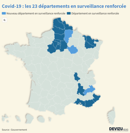 Département surveillance renforcée 4 mars